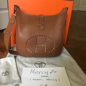 SOLD!!! Hermes Evelyne 3 GM